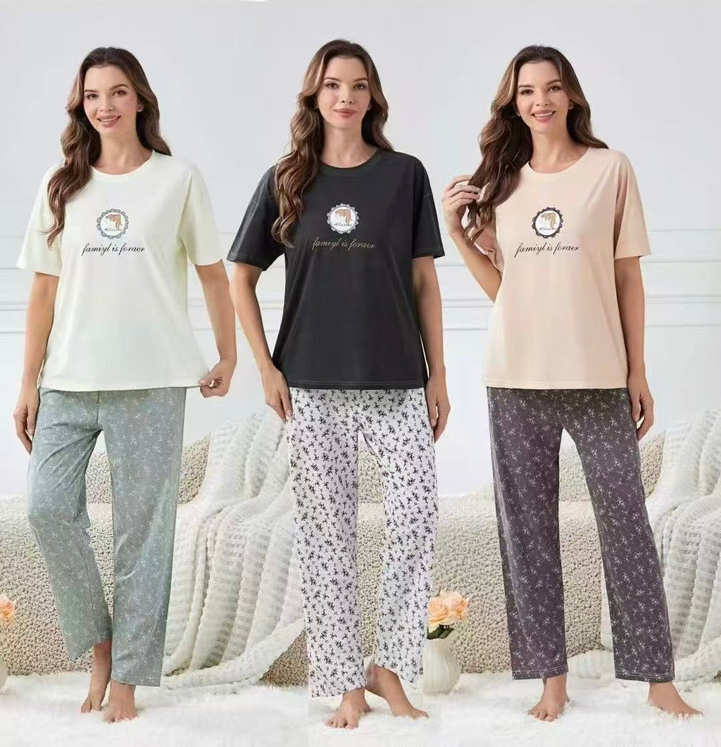 Sage Blossom Pajama Set
