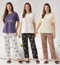 Women's Casual Printed Night Suit Set |
Soft Summer Pajama Collection